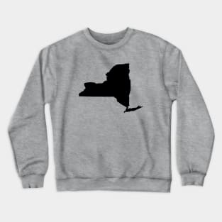 New York Black Crewneck Sweatshirt